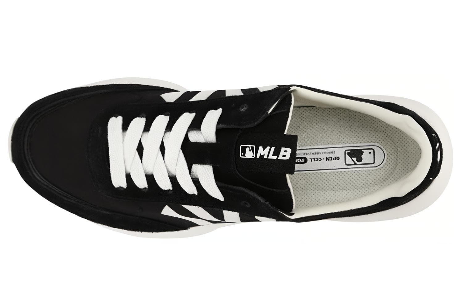 Кроссовки MLB Chunky Jogger Black White - изображение 4