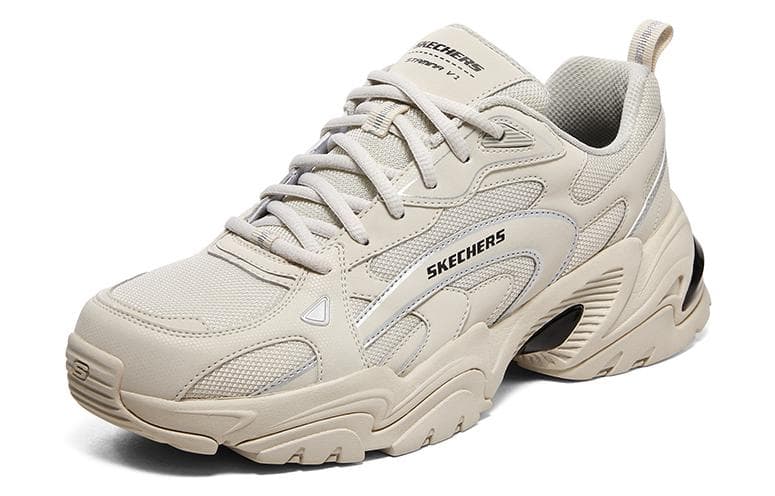 Кроссовки Skechers Stamina V2 Low Топ Повседневные беговые кроссовки Мужские Экрю - изображение 3