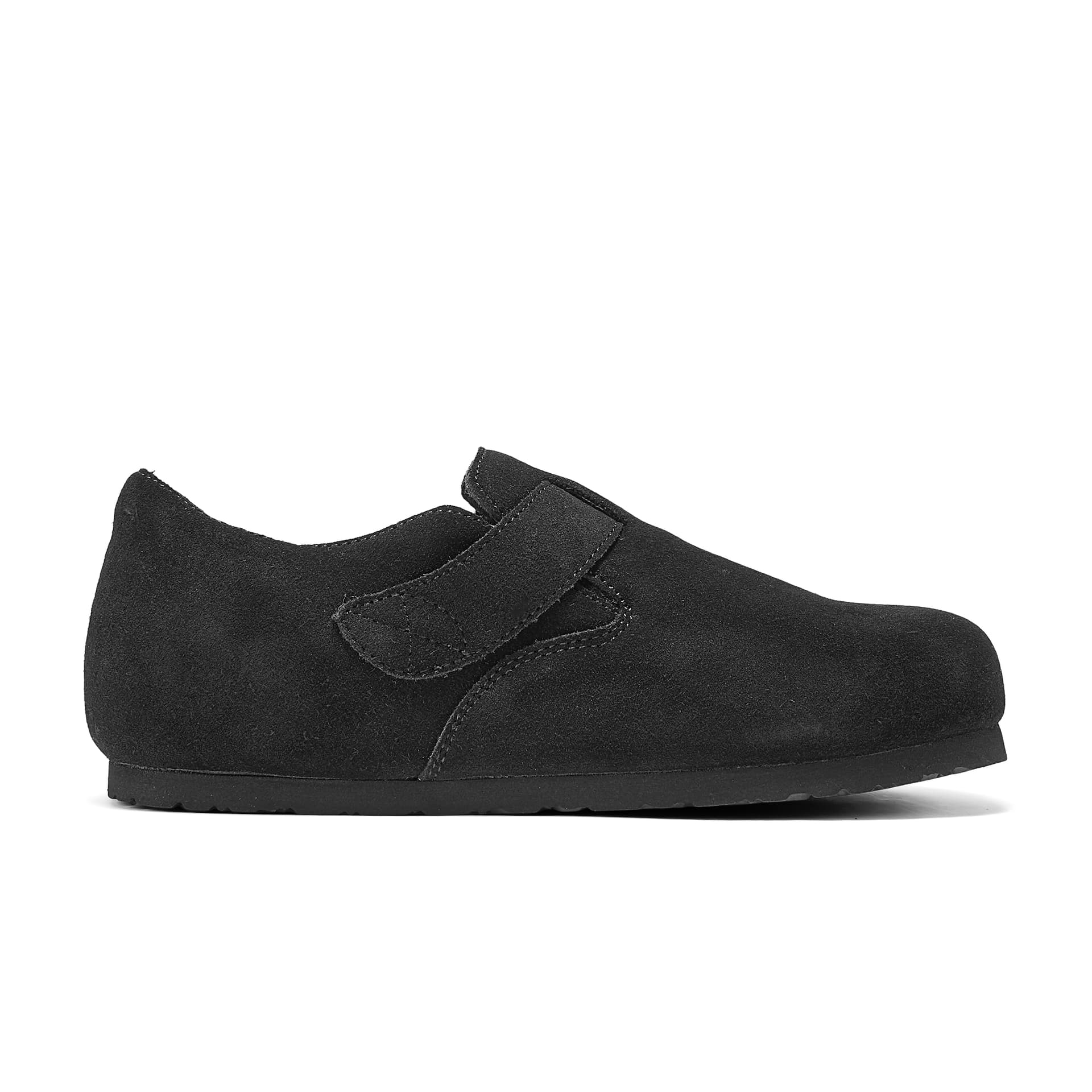 Тапочки Skechers Birkenstock Стиль Обувь 2025 Осенне-Зимняя Кожа Повседневная Обувь Женская Черная - изображение 2