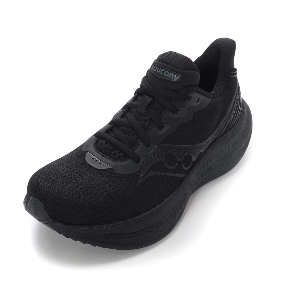 Кроссовки для бега Saucony Triumph 23 Дышащий Low Топ Марафон Бег на длинные дистанции Обувь Мужской Черный - изображение 5