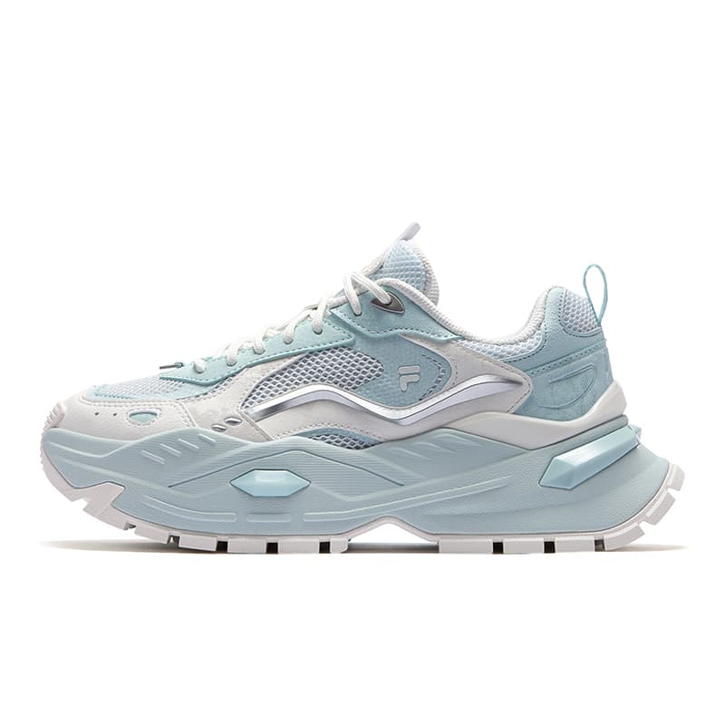 Кроссовки для бега FILA FUSION BIANCO IV Candy Shoes 4 Low Топ Беговые кроссовки Женские Сине-белый - изображение 1