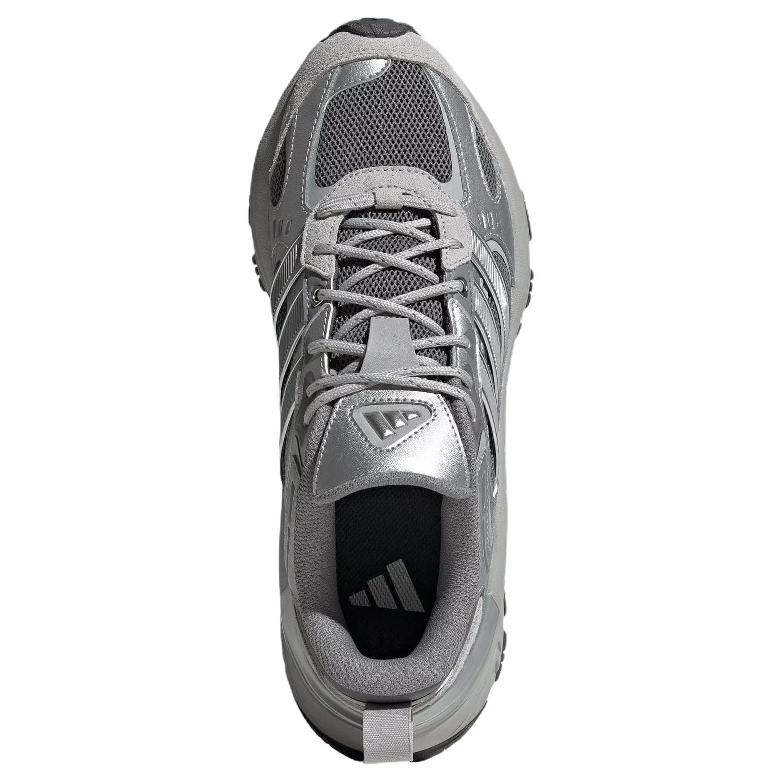 Кроссовки Adidas SHADOW FEVER Low Топ Кроссовки с Толстой Подошвой Унисекс Серебристо-Серый - изображение 5