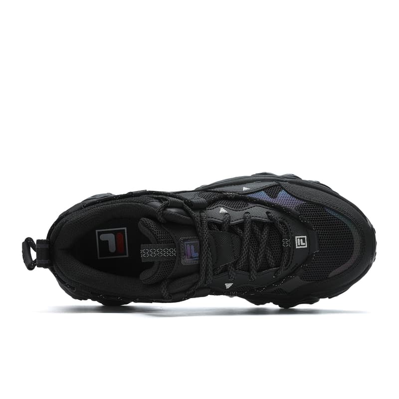 Кроссовки для бега FILA Fluid 5 Кошачья лапа Low Топ Беговые кроссовки Женские Черный - изображение 4