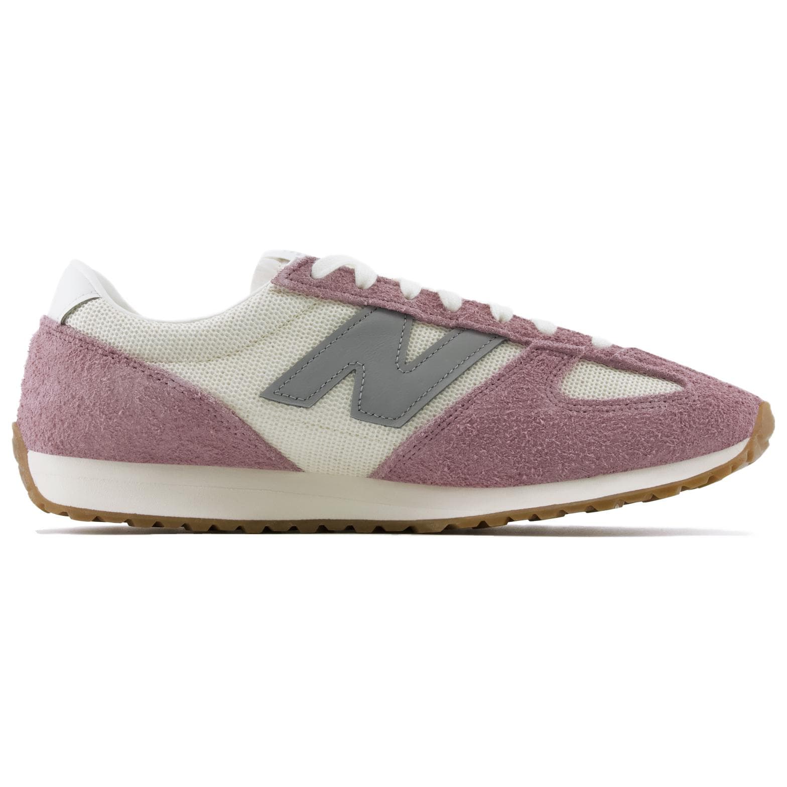 Кроссовки New Balance NB 471 Дышащий Low Топ Повседневная обувь Унисекс Бежево-фиолетовый - изображение 2