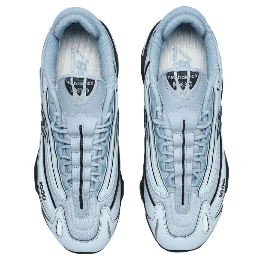 Кроссовки для бега New Balance NB 1000 Износостойкий Дышащий Износостойкий Дышащий Низкий Топ Беговые кроссовки Мужские Светло-синие - изображение 2
