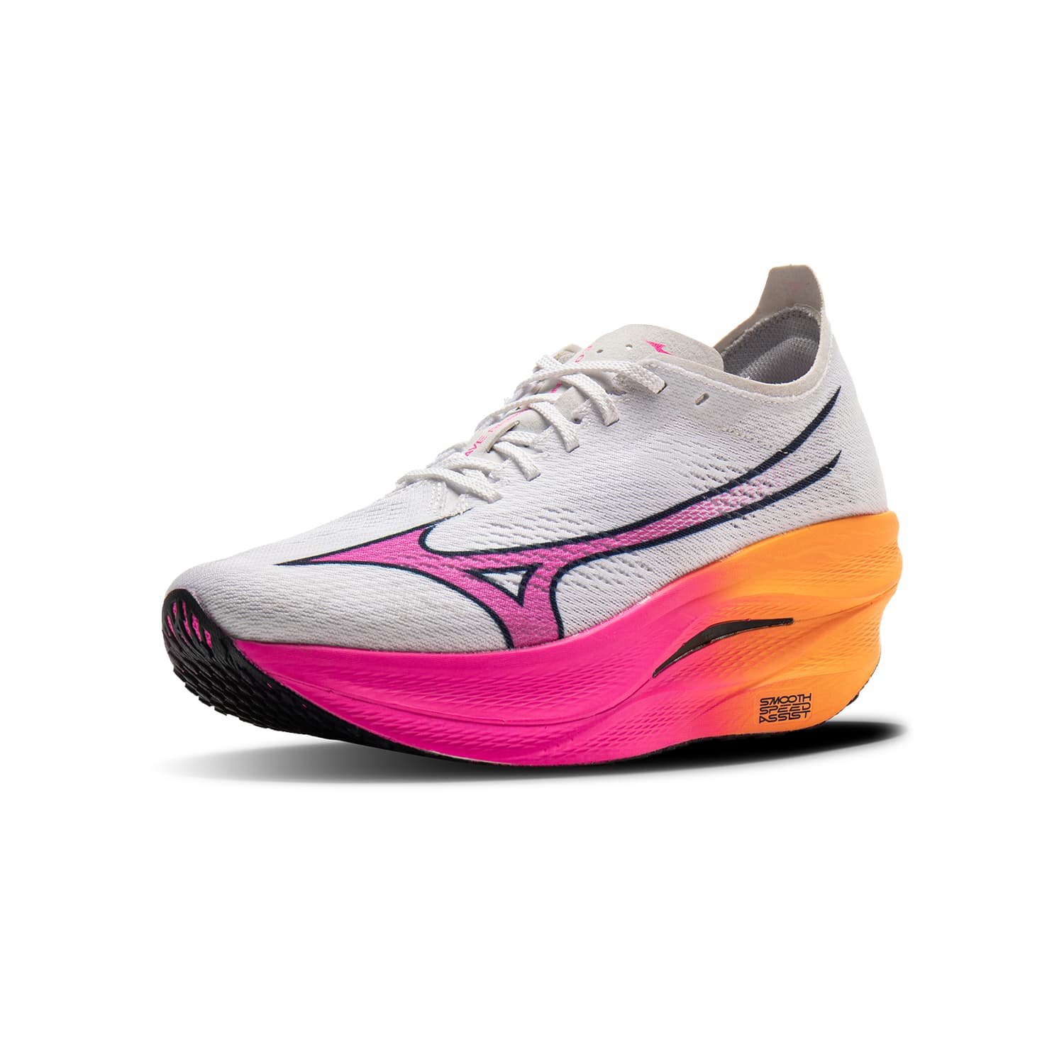 Кроссовки для бега Mizuno WAVE REBELLION PRO 3 Низкие Беговые Кроссовки Унисекс Белые - изображение 2