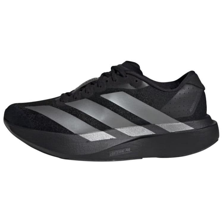 Кроссовки для бега Adidas Adizero EVO SL Ткань Увеличение роста Лоу-топы Марафон Тренировки Race Беговые кроссовки Женские Черный - изображение 1