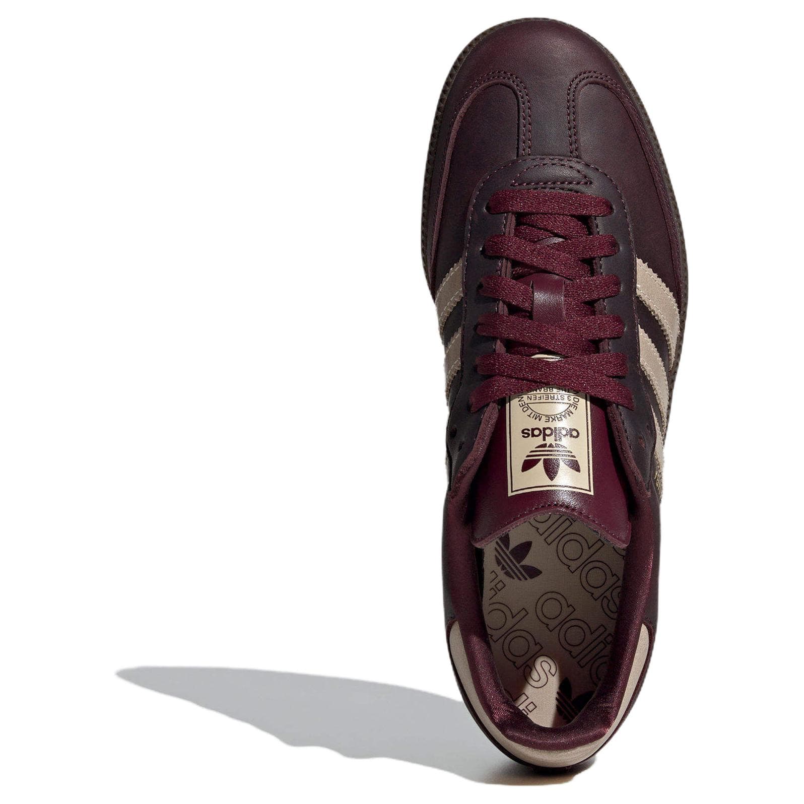 Кроссовки Adidas Originals Samba OG Low Топ Скейтборд Кроссовки Женские Красный Коричневый - изображение 5
