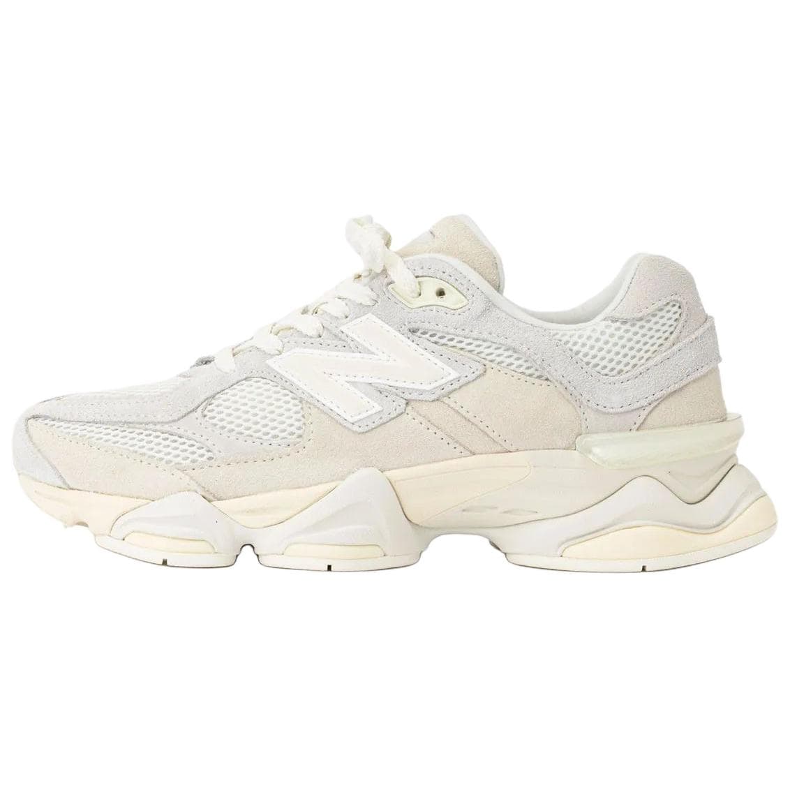 Кроссовки для бега New Balance NB 9060 Устойчивые к истиранию Низкие Повседневные Беговые Кроссовки Мужские Белые Серые - изображение 1