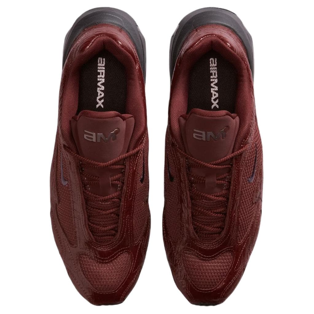 Кроссовки Nike Air max Muse Кожа Дышащий Low Топ Повседневная обувь Женские Бургундский - изображение 4