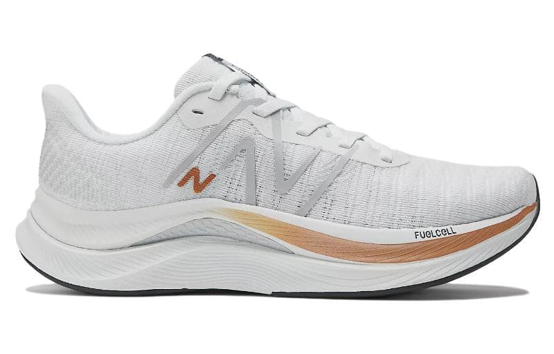 Кроссовки для бега New Balance NB FuelCell Propel Сетчатая ткань Низкие беговые кроссовки Женские Белый Золото - изображение 2
