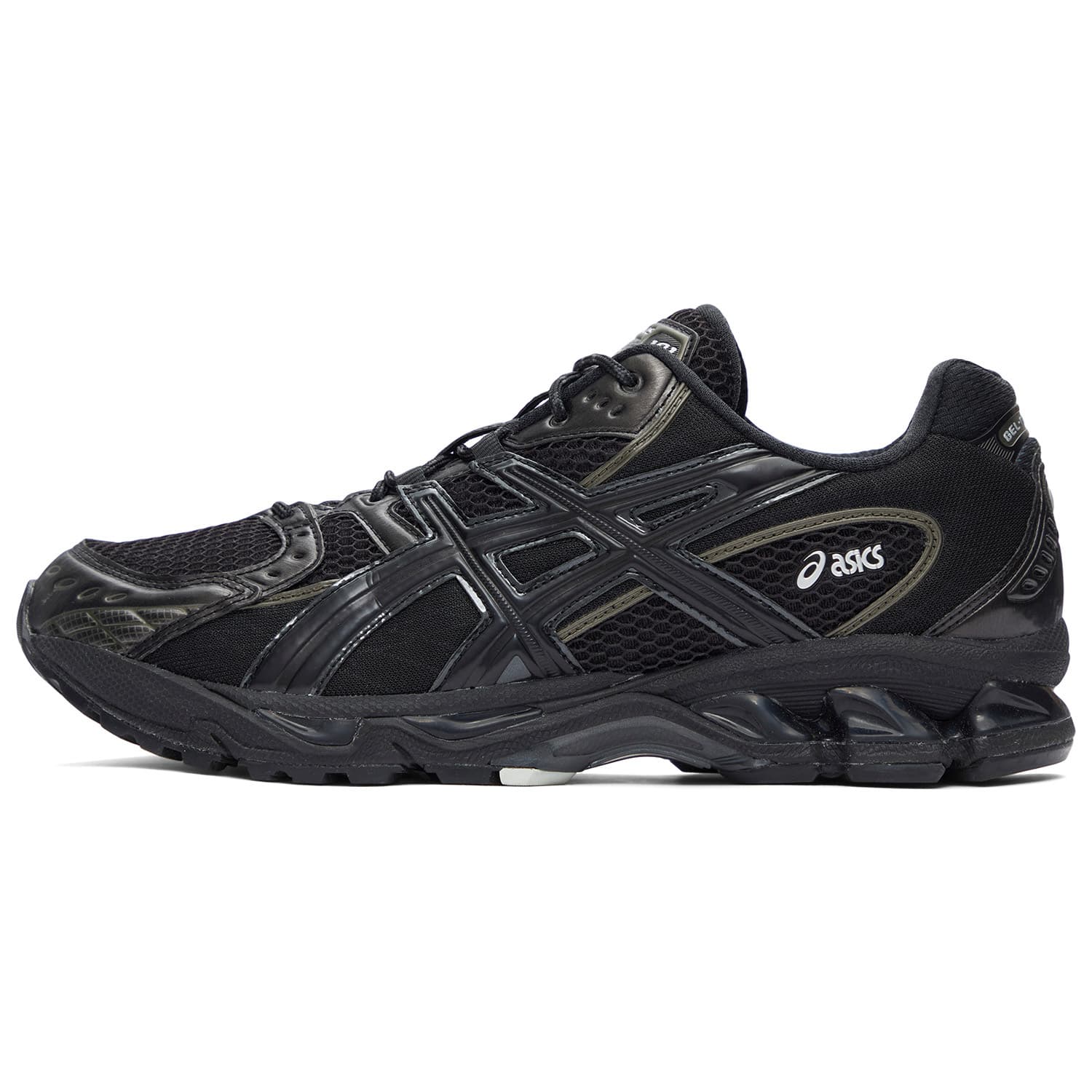 Кроссовки для бега ASICS Гель Nimbus 10,1 Амортизация Устойчивость к износу Дышащие Низкие Кроссовки для бега Унисекс Черный Серый - изображение 1