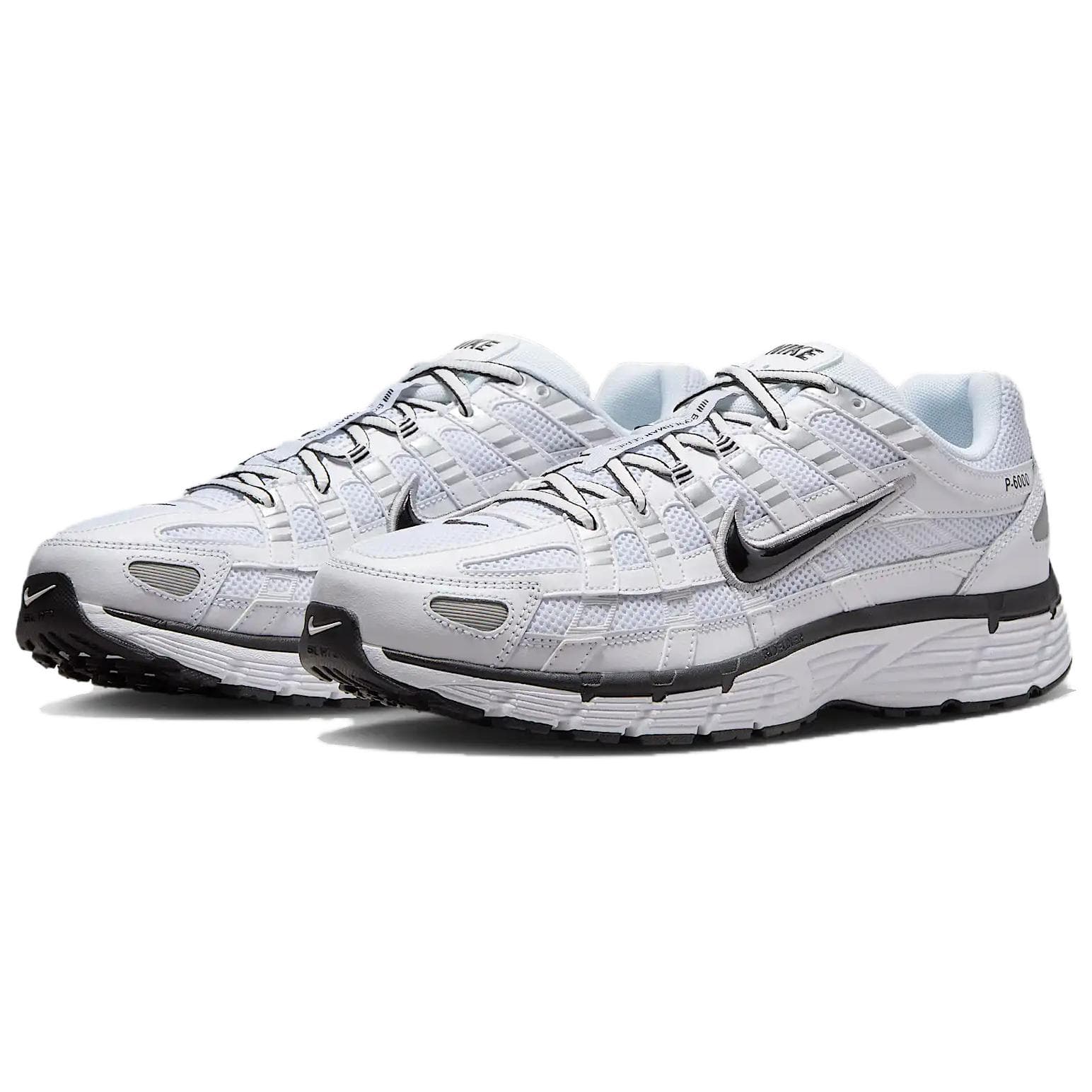 Кроссовки для бега Кроссовки Nike P-6000 Мужские, Лёгкие, Дышащие, Чёрные - изображение 3