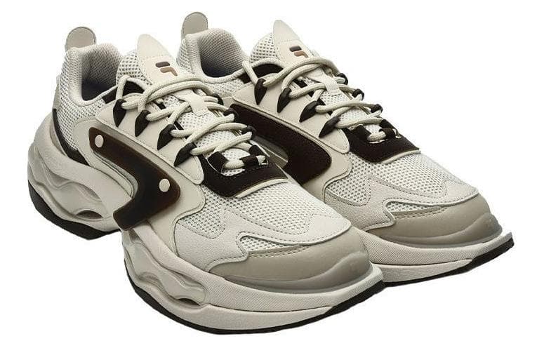 Кроссовки для бега FILA FUSION Текстиль Синтетическая кожа ТПУ (TPU) Амортизация Устойчивость к истиранию Увеличение высоты Низкий топ - изображение 3