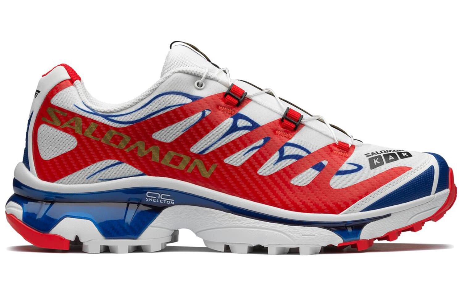 Кроссовки для бега KAR L'Art De L'Automobile x Salomon XT-4 OG White Red - изображение 2