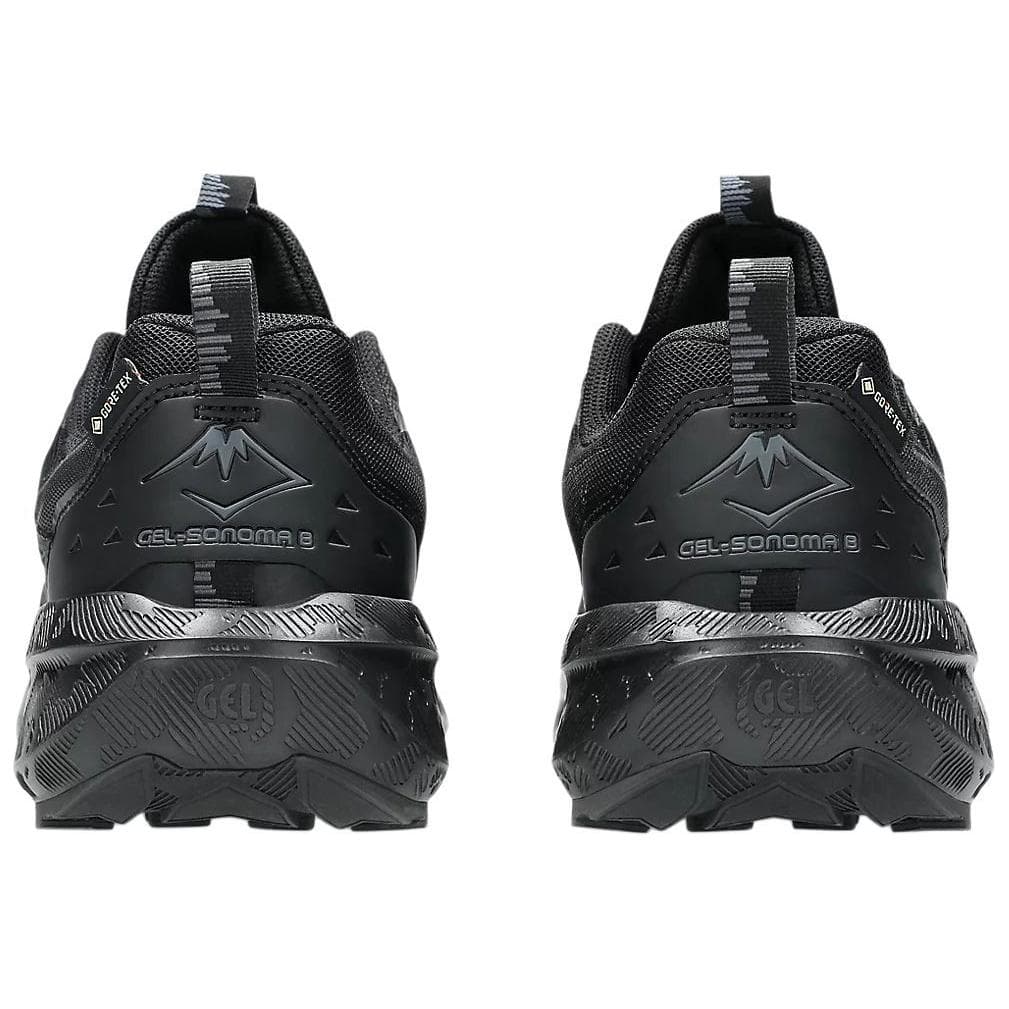 Кроссовки для бега ASICS Gel Sonoma 8 Дышащие Низкие Кроссовки для Беговых Трасс Мужские Черные Серые - изображение 4