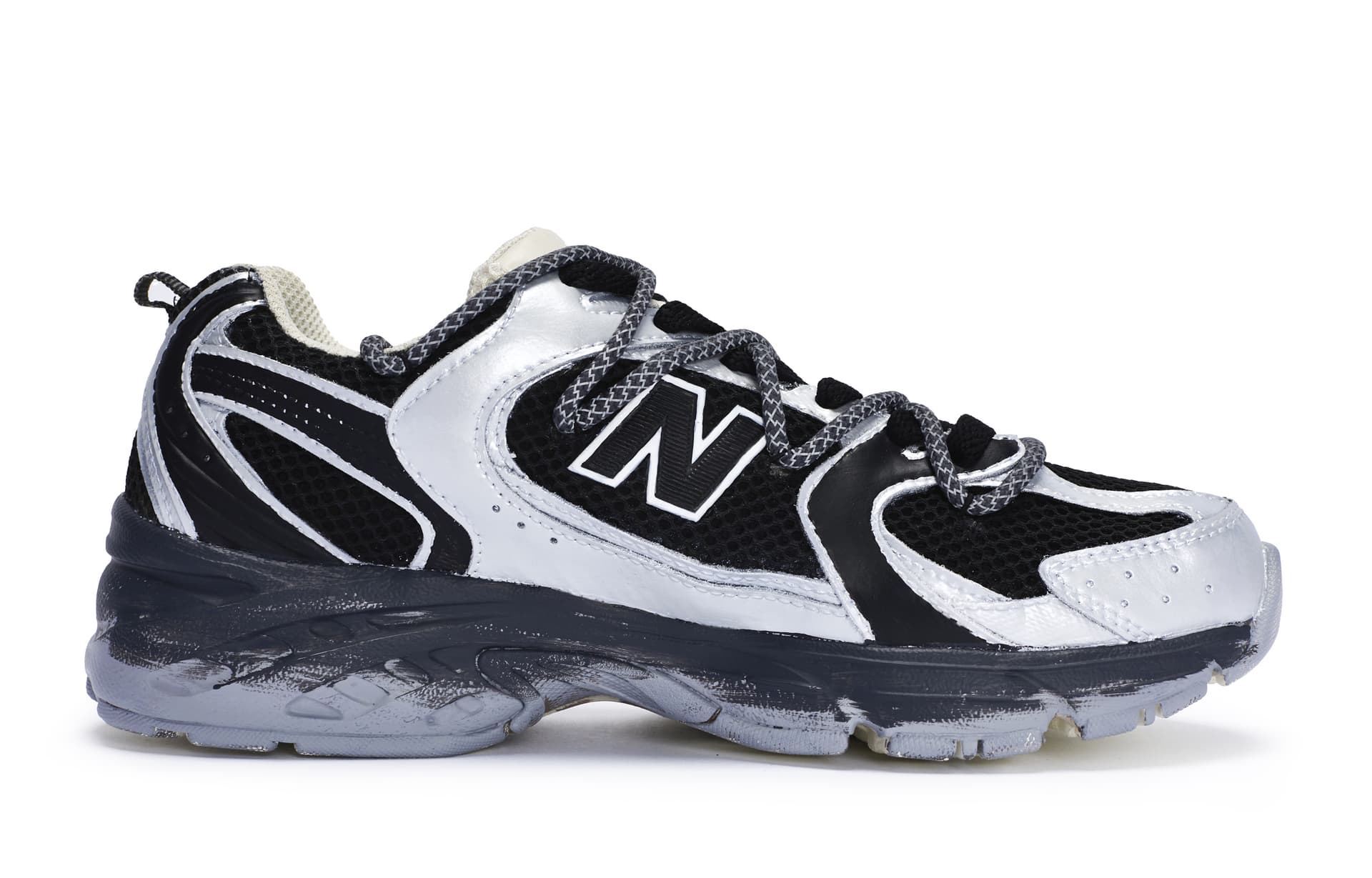Кроссовки для бега New Balance 530 Black Silver - изображение 3