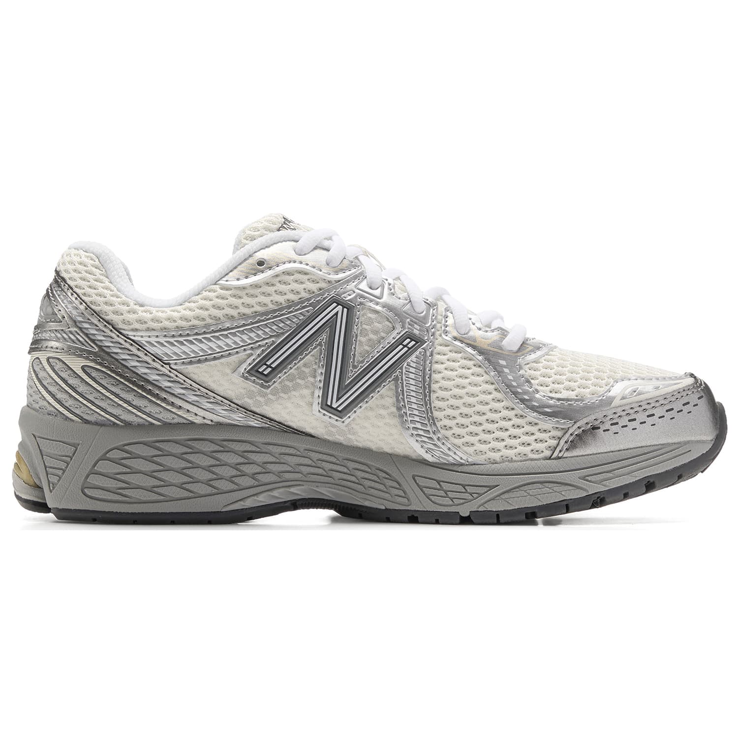 Кроссовки для бега New Balance 860 V2 Low Топ Бег на длинные дистанции Спринт Беговые кроссовки Унисекс Серебристо-серый Белый - изображение 2