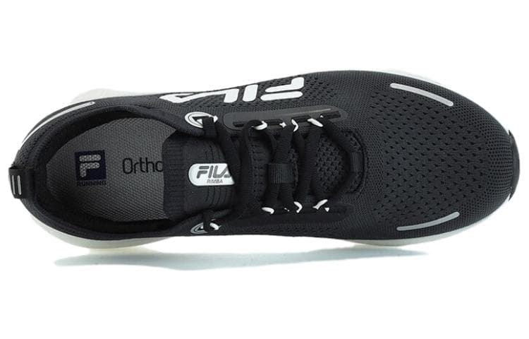 Кроссовки для бега FILA Rimba ПУ (полиуретан) Устойчивый к истиранию Низкий Топ Повседневные Беговые Кроссовки Мужские Черные - изображение 3
