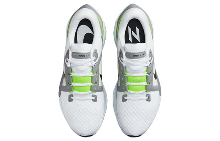 Кроссовки для бега Nike Air Zoom Vomero 16 White Black Yellow — фото 4
