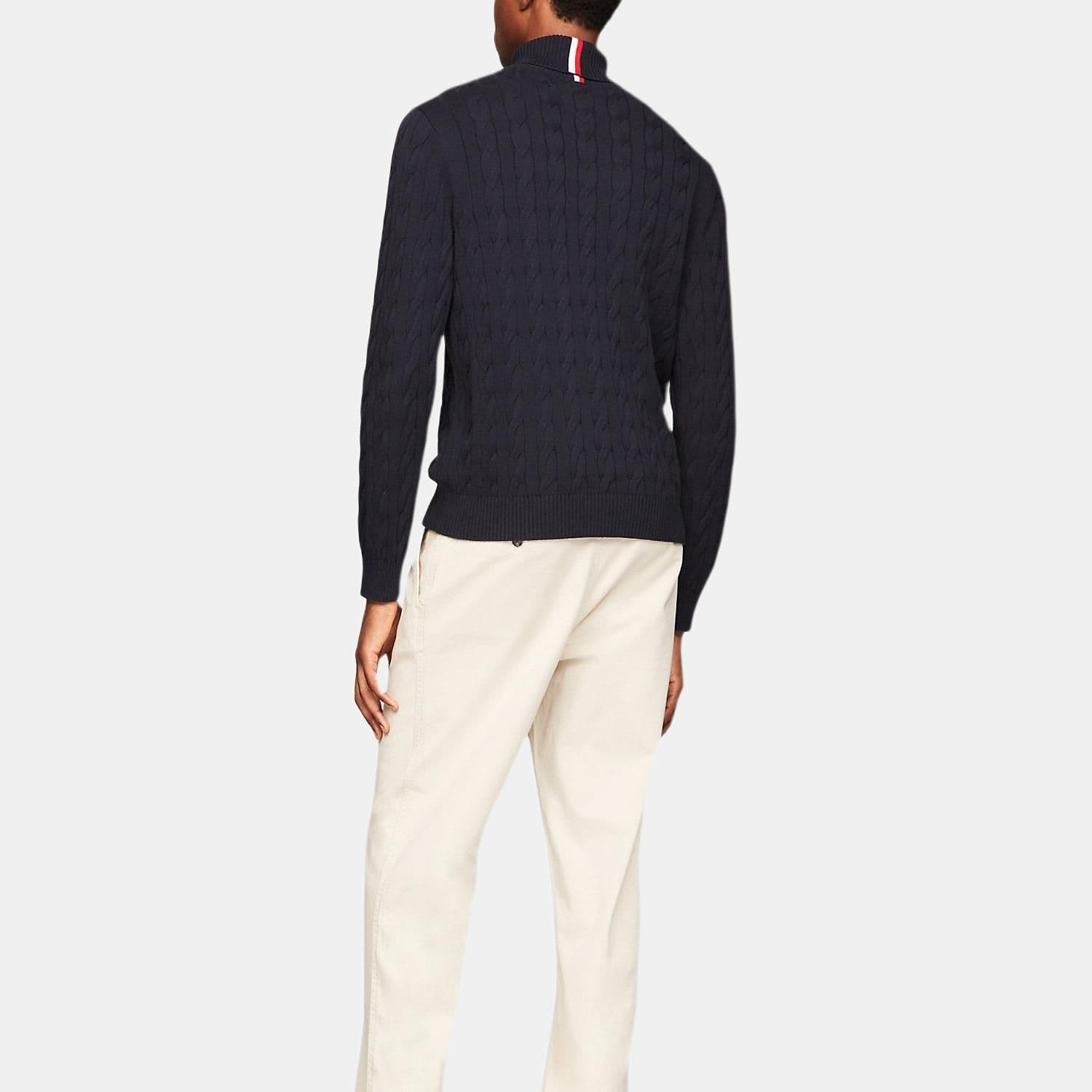 Кофта Tommy Hilfiger Свитер Мужской Темно-Синий - изображение 4