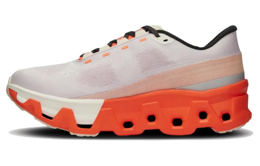 Кроссовки для бега On Cloudmonster Grey Orange