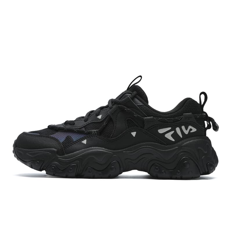 Кроссовки для бега FILA Fluid 5 Кошачья лапа Low Топ Беговые кроссовки Женские Черный - изображение 1