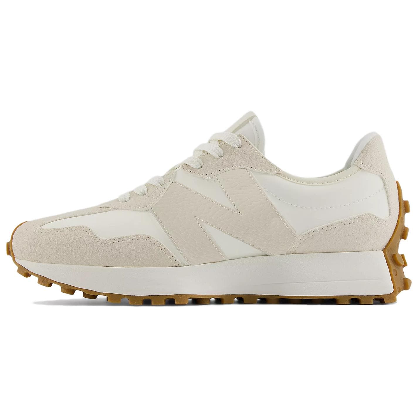 Кроссовки для бега New Balance NB 327 Low Топ Повседневные Беговые Кроссовки Женские Бежевые - изображение 1