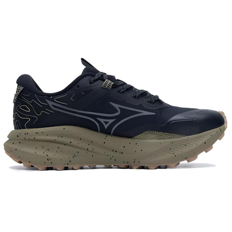 Кроссовки Mizuno Wave Solar V2 Спортивный повседневный низкий топ массивные кроссовки мужские черные - изображение 2