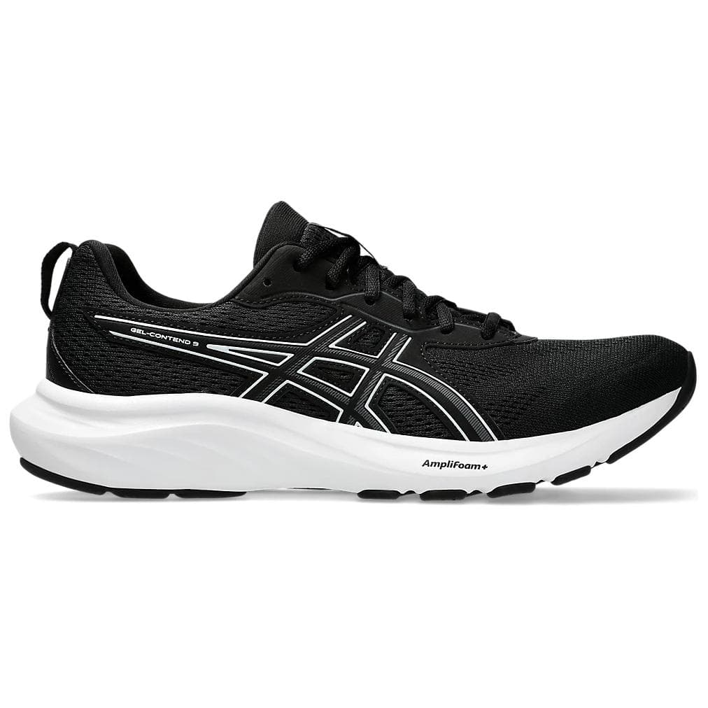 Кроссовки для бега Asics Гель CONTEND 9 Удобные и Легкие Низкие Кроссовки для Бега Мужские Черно-Белые - изображение 2