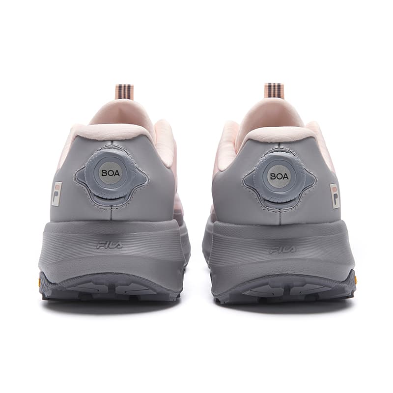 Кроссовки FILA BOA EXPLORER 3 Устойчивая к истиранию Поддержка Низкий Верх Уличная Обувь Женская Розовая Серый - изображение 4