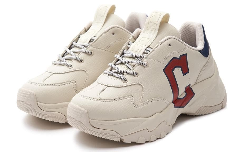 Кроссовки MLB Big Ball Chunky A CLEVELAND INDIANS Противоскользящие устойчивые к истиранию низкий топ кроссовки с толстой подошвой - изображение 3