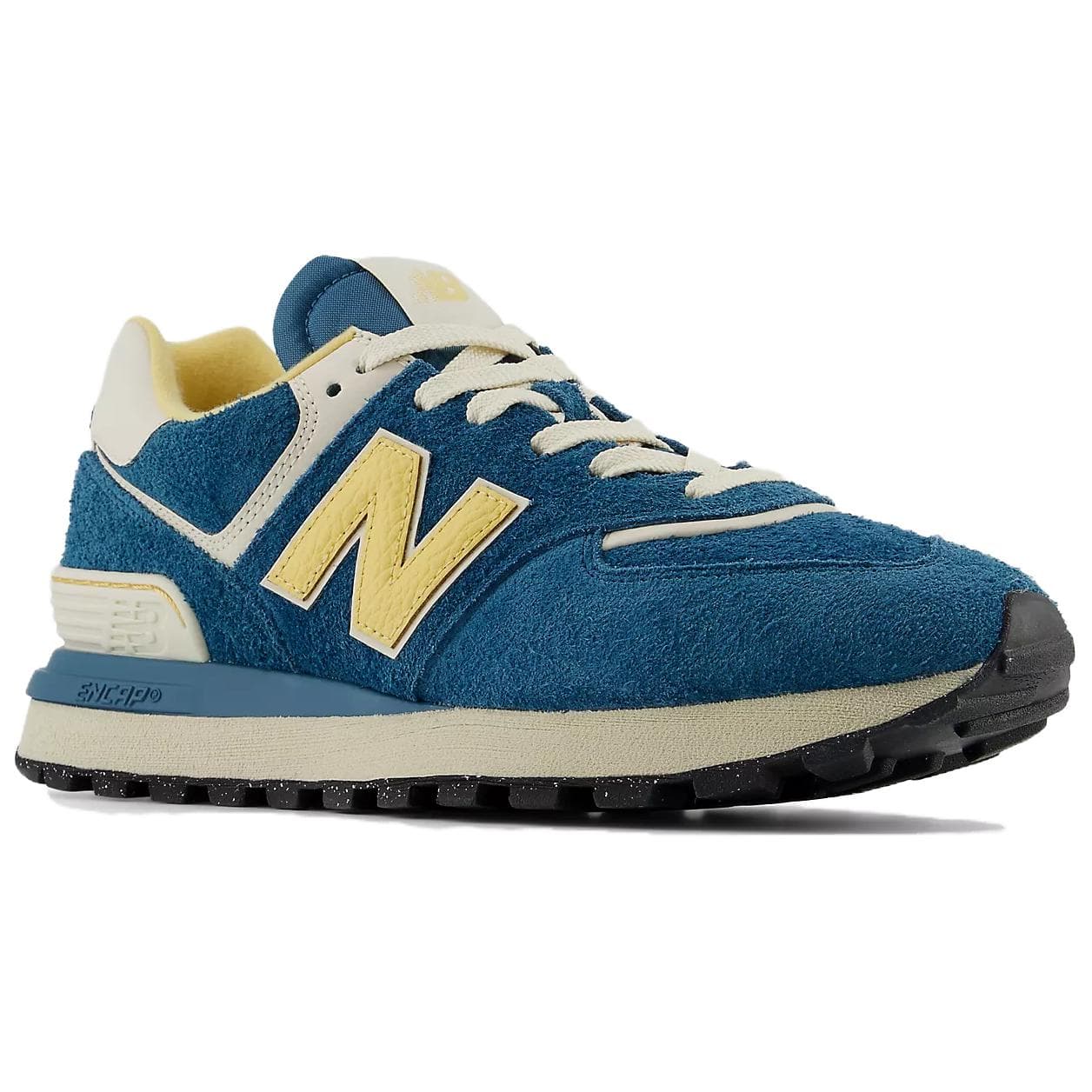 Кроссовки для бега New Balance 574 Legacy Low Беговые кроссовки Мужские Синие Белые Желтые - изображение 3