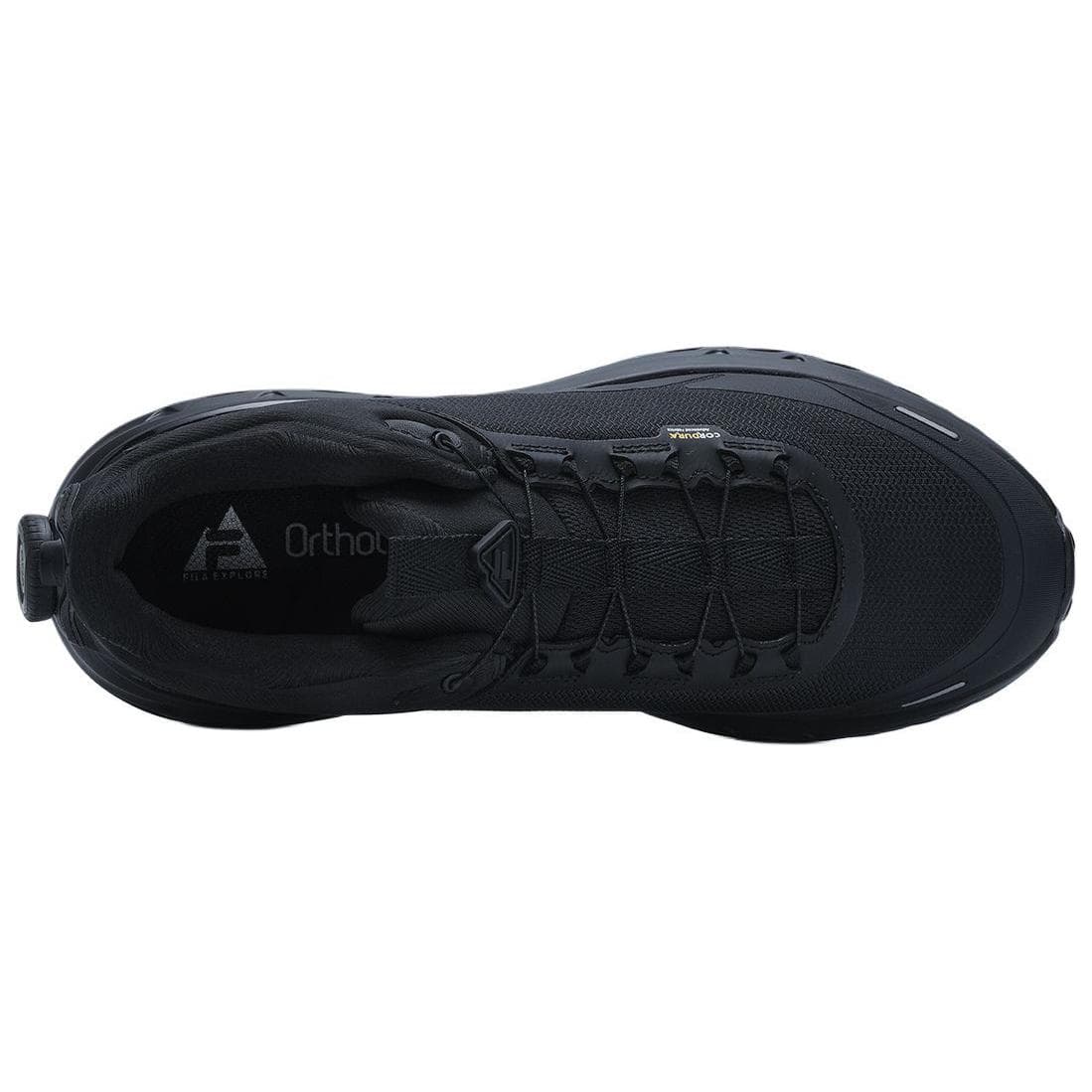 Кроссовки FILA BOA EXPLORER Износостойкий MID Топ Уличная обувь Мужская Черная - изображение 3
