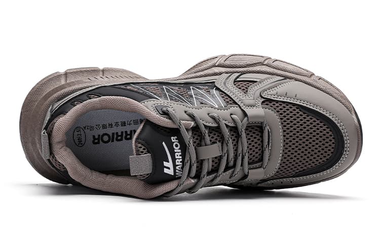 Кроссовки для бега WARRIOR Low Топ Беговые кроссовки Мужской Светлый хаки Черный - изображение 3