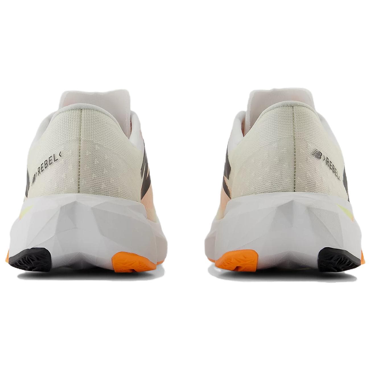 Кроссовки для бега New Balance Rebel V4 Сетчатый Низкий Топ Кроссовки для Бега и Бега Женские Оранжевые Белые - изображение 4