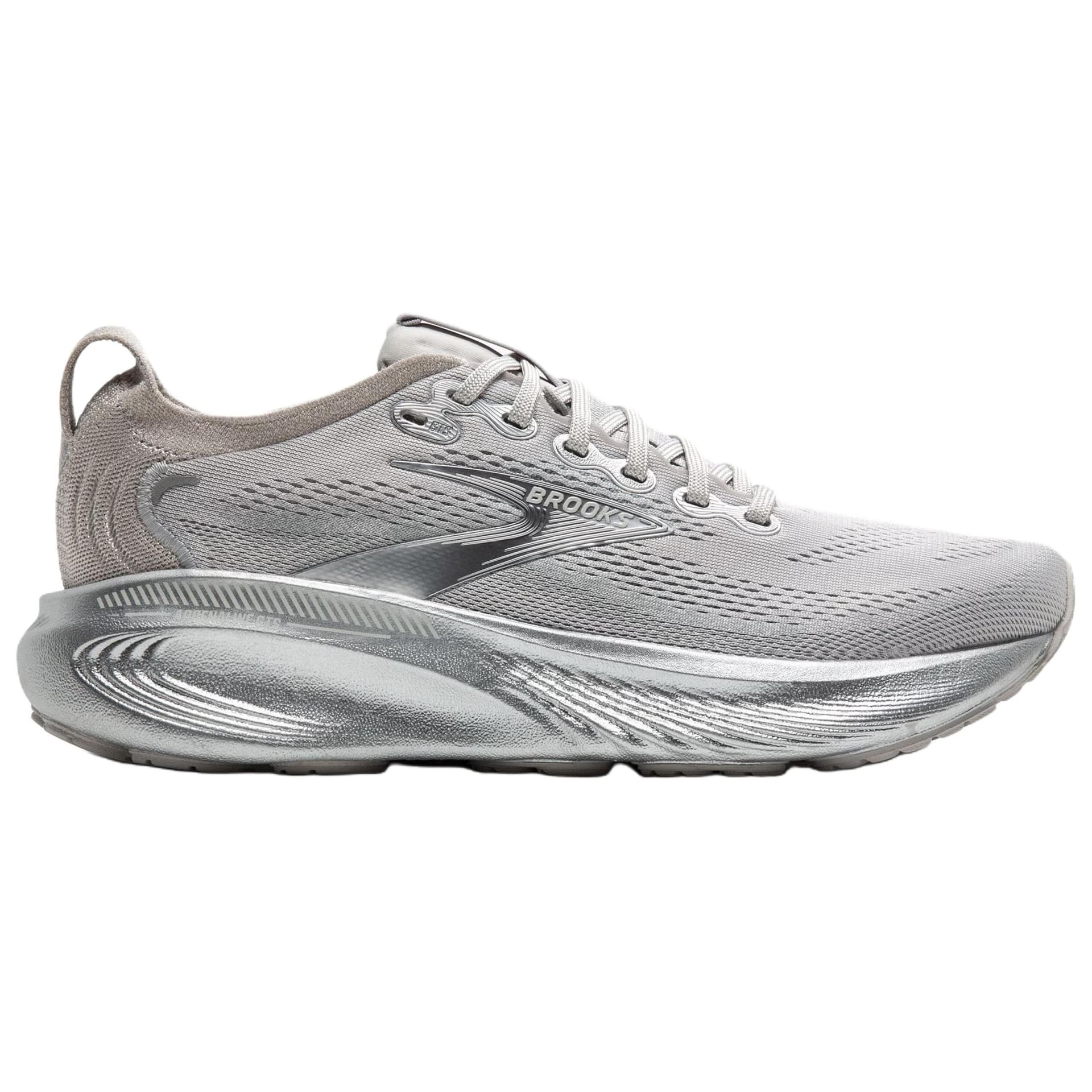 Кроссовки для бега Brooks Adrenaline GTS 25 Дышащая Поддержка Повседневные Беговые Кроссовки Мужские Серые - изображение 2