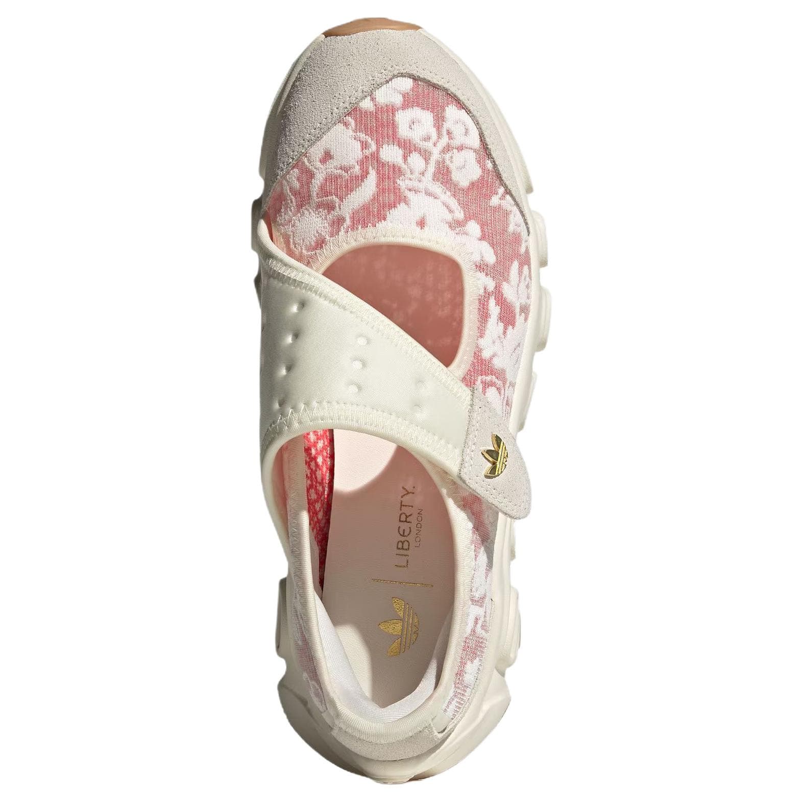 Liberty London X adidas originals Adifom Megajane Туфли Мэри Джейн Женские Белые Красные - изображение 5