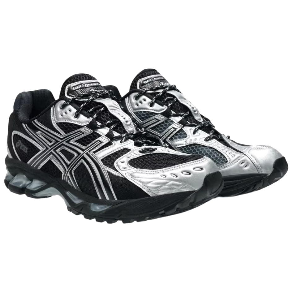 Кроссовки для бега ASICS Гель Nimbus 10,1 Дышащие Низкие Повседневные Беговые Кроссовки Унисекс Черные Серебряные - изображение 3