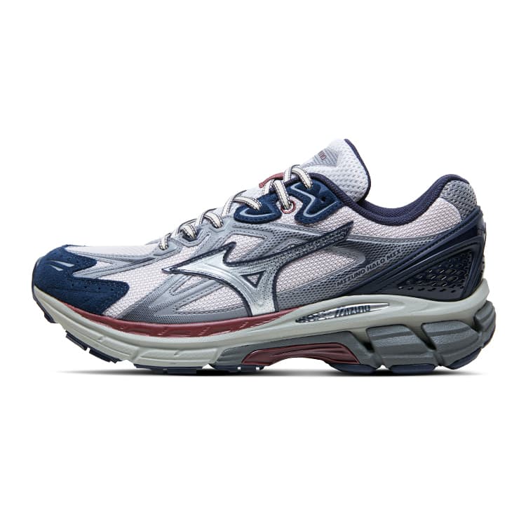 Кроссовки для бега Mizuno HALO MI противоскользящие устойчивые к истиранию низкие беговые кроссовки унисекс серо-голубого цвета - изображение 1