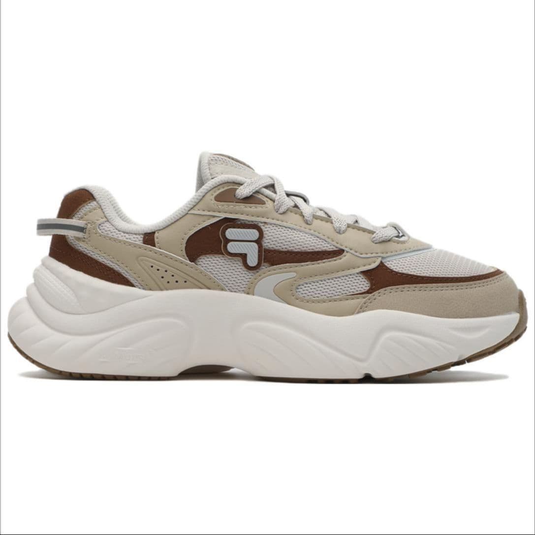 Кроссовки для бега FILA FUSION Conch II Conch Shoe Текстиль Синтетическая кожа Низкий топ Повседневные беговые кроссовки Женские - изображение 2