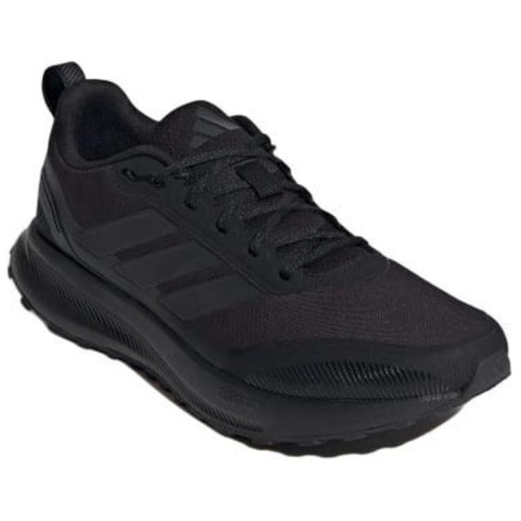 Кроссовки для бега Adidas Runfalcon 5,0 Ткань Низкие Беговые Кроссовки Мужские Черные - изображение 3