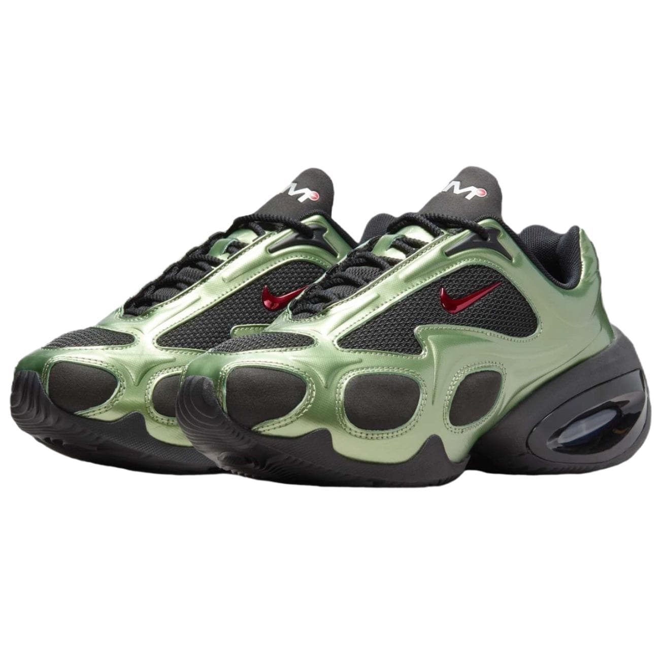 Кроссовки Nike Air Max Muse Аbrasion Resistant Дышащая Повседневная Обувь Женская Черная Зеленая - изображение 3