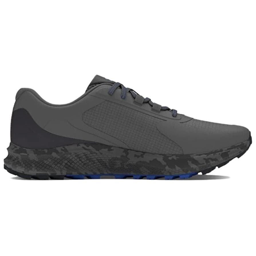 Кроссовки для бега Under Armour Charged Bandit Trail 3 Устойчивые к истиранию низкие беговые кроссовки для мужчин серо-синие - изображение 2