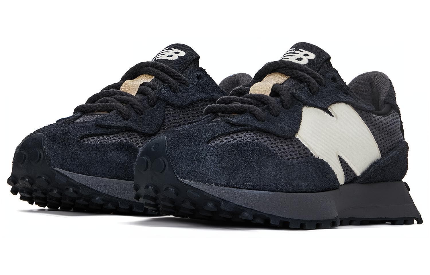 Кроссовки для бега New Balance 327 Black Grey - изображение 3