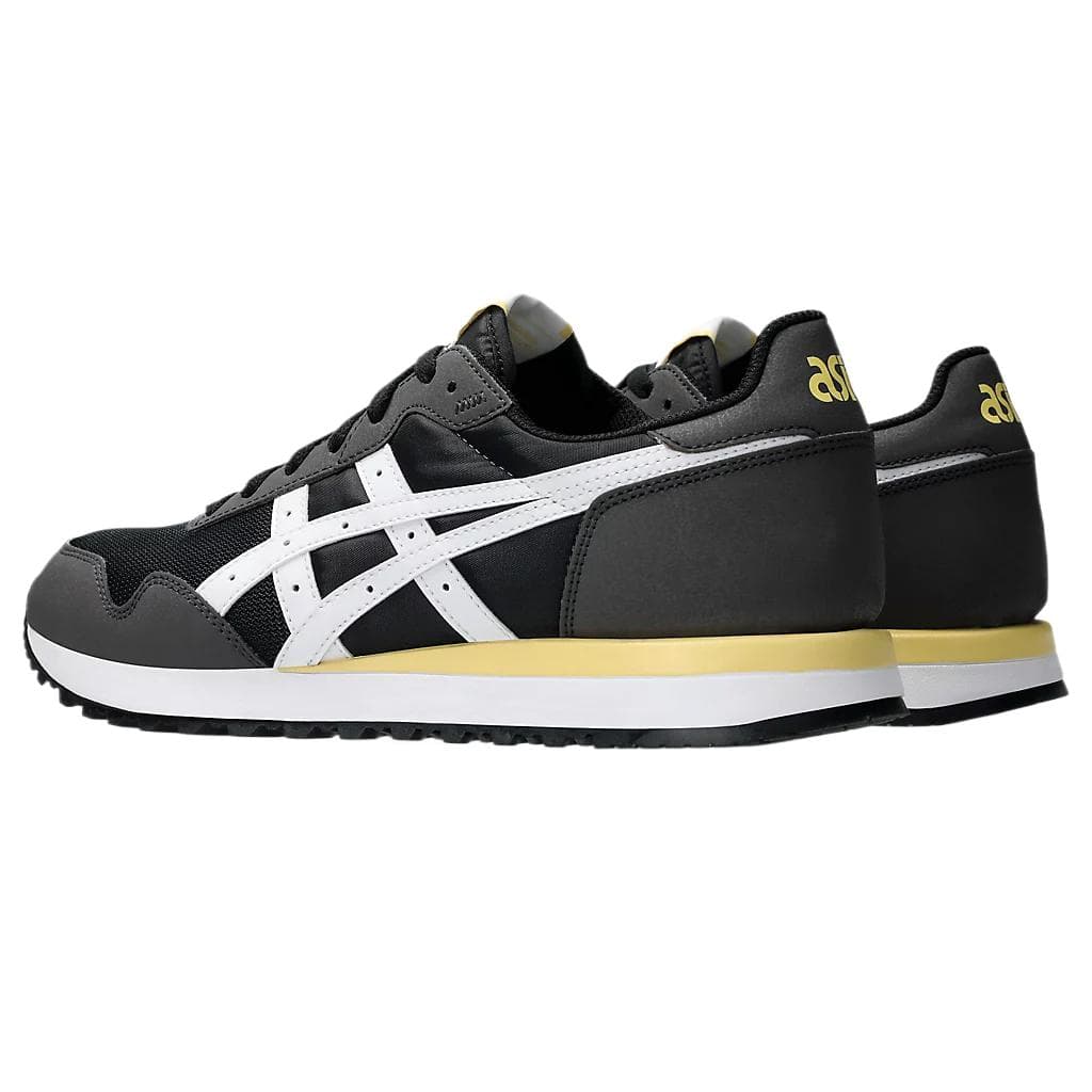 Кроссовки Asics Tiger Runner II Износостойкие Низкие Кроссовки для Бега Унисекс Черные - изображение 3