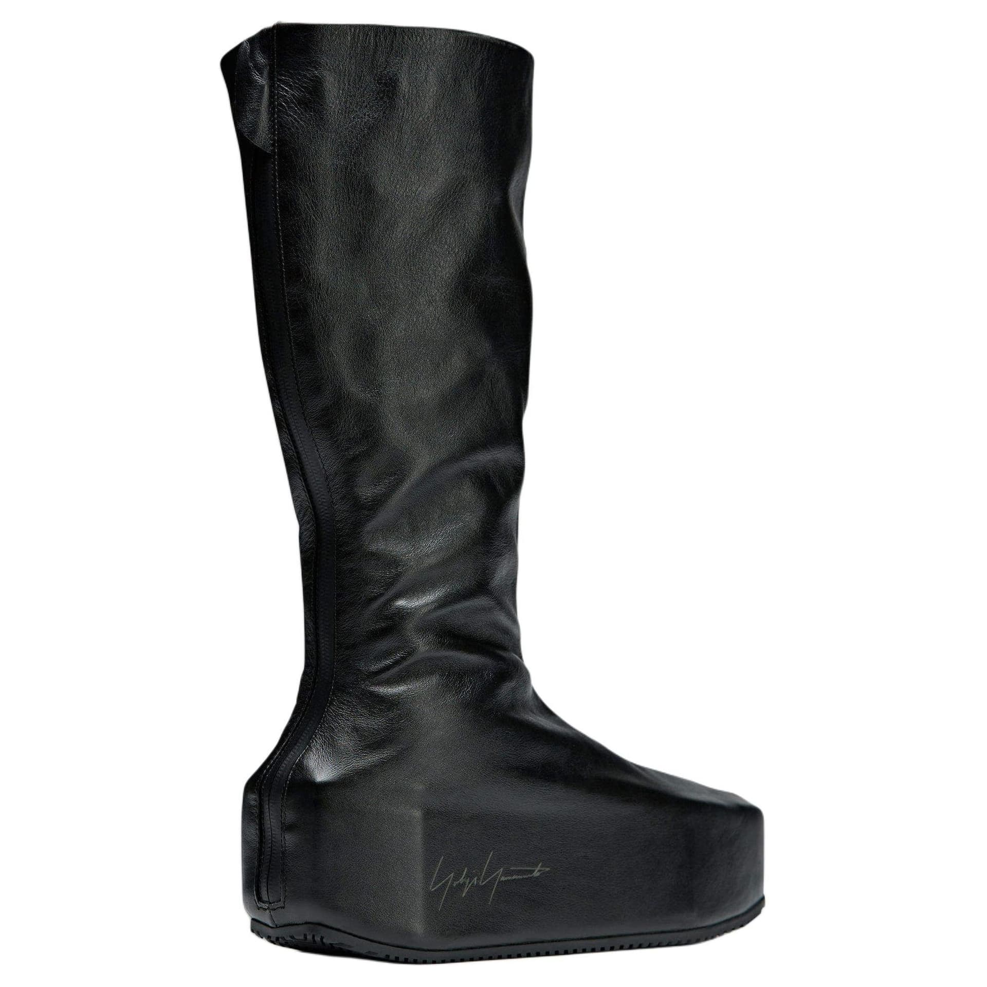 Ботинки W 3 Knee High Boots Unisex Black W 3 Высокие сапоги унисекс черные - изображение 4