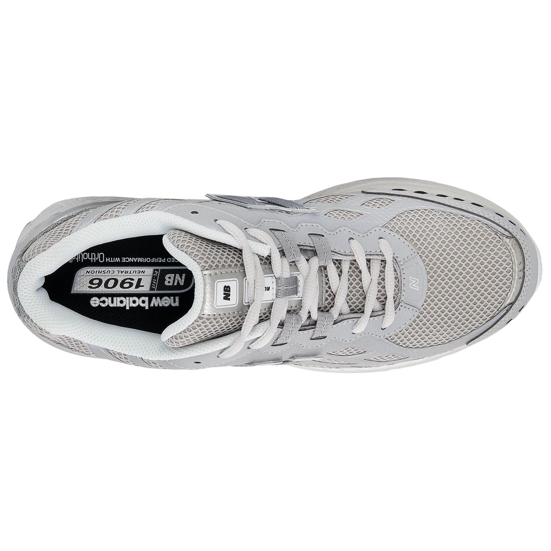 Кроссовки для бега New Balance 1906W Устойчивые к истиранию низкие повседневные беговые кроссовки унисекс серого цвета - изображение 5