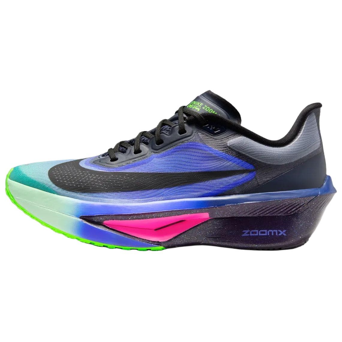 Кроссовки для бега Nike Zoom Fly 6 Поддержка Повседневная Марафон Беговые Кроссовки Женские Черные Синие - изображение 1