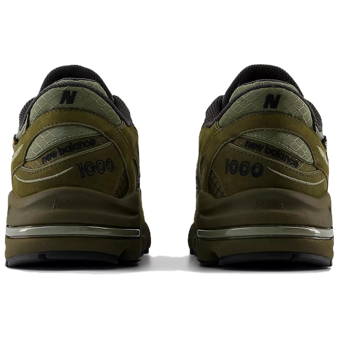 Кроссовки для бега New Balance NB 1000 Устойчивые к истиранию Низкие Повседневные Беговые Кроссовки Мужские Зеленые Коричневые - изображение 4